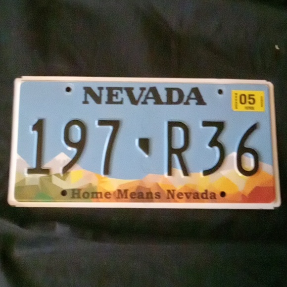 Las Vegas,NEVADA license plate.perfect condition. - Picture 5 of 5